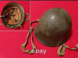 Worldwar2 original imperial Japanese army type90 type 90 steel helmet iron cap
