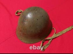 Worldwar2 original imperial Japanese army type90 type 90 steel helmet iron cap