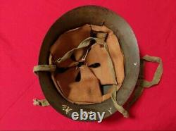 Worldwar2 original imperial Japanese army type90 type 90 steel helmet iron cap