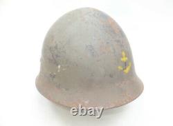 Worldwar2 original imperial Japanese navy type90 type 90 iron helmet cap antique