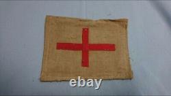 Worldwar2 original imperial japanese Red Cross arm patch for disabled veteran