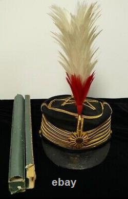 Worldwar2 original imperial japanese army ceremonial cap for major general