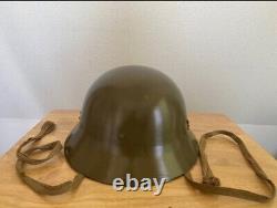 Worldwar2 original imperial japanese army combat steel helmet iron cap military