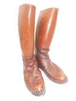 Worldwar2 original imperial japanese army leather long boots for officer antique