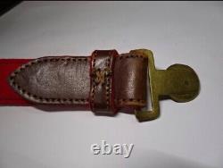 Worldwar2 original imperial japanese army leather sword belt antique military
