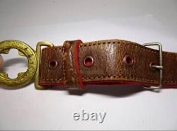 Worldwar2 original imperial japanese army leather sword belt antique military