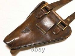 Worldwar2 original imperial japanese army nambu type14 leather gun holster 2