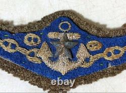 Worldwar2 original imperial japanese army shipping trooper military emblem