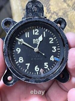 Worldwar2 original imperial japanese army type100 aviation clock by seikosha