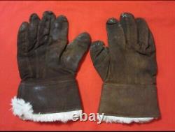 Worldwar2 original imperial japanese army winter aviation gloves antique