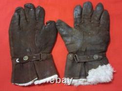 Worldwar2 original imperial japanese army winter aviation gloves antique