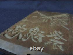 Worldwar2 original imperial japanese army wooden military tart mold handcarved