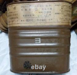 Worldwar2 original imperial japanese chemical gas mask 2set made by Showa kakou