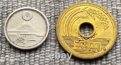 Worldwar2 original imperial japanese coin antique 1942