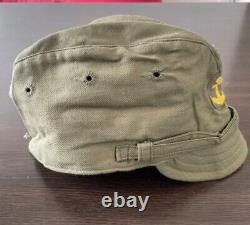 Worldwar2 original imperial japanese field cap for special naval landing forces