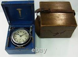 Worldwar2 original imperial japanese marine clock chronometer made by seikosha