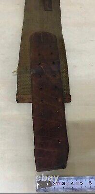 Worldwar2 original imperial japanese medium weight canvas sword belt for officer