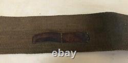 Worldwar2 original imperial japanese medium weight canvas sword belt for officer