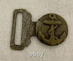 Worldwar2 original imperial japanese naval bandsman buckle for sword belt