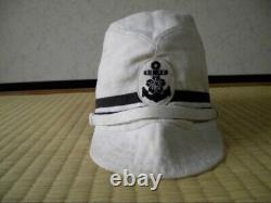 Worldwar2 original imperial japanese navy ijn type2 side cap antique 1943