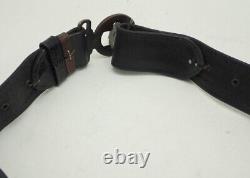 Worldwar2 original imperial japanese navy leather sword belt for officer antique