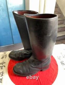 Worldwar2 original imperial japanese navy long boots for officer antique