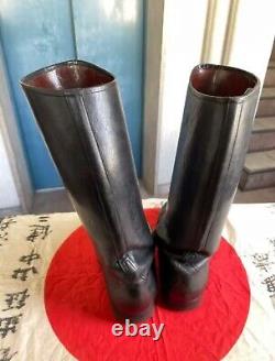 Worldwar2 original imperial japanese navy long boots for officer antique