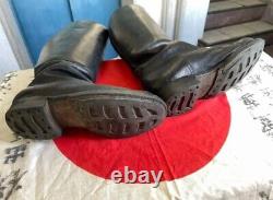 Worldwar2 original imperial japanese navy long boots for officer antique