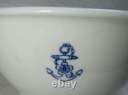 Worldwar2 original imperial japanese navy military tableware pottery dish bowl