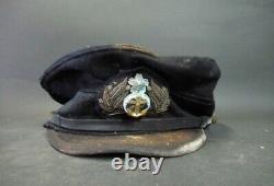 Worldwar2 original imperial japanese navy peaked cap for naval engineer military