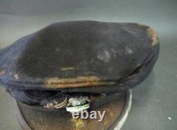 Worldwar2 original imperial japanese navy peaked cap for naval engineer military