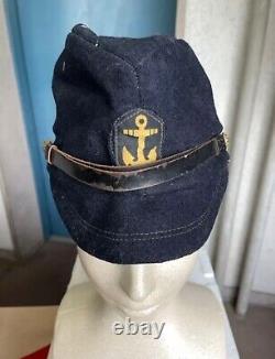 Worldwar2 original imperial japanese navy side cap field cap for marine soldier