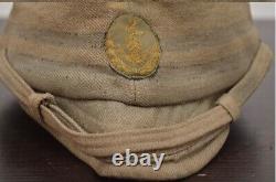 Worldwar2 original imperial japanese navy work cap hat for marine officer