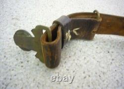 Worldwar2 original imperial japanese patrolman & sergeant sword belt antique 2