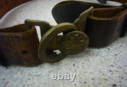 Worldwar2 original imperial japanese patrolman & sergeant sword belt antique 2