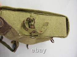 Worldwar2 original imperial japanese set binoculars & gun holster & bag & belt