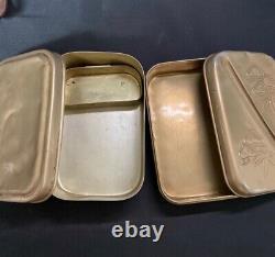 Worldwar2 original imperial japanese set water bottle with compass & lunch boxes
