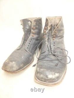 Worldwar2 original imperial japanese special naval landing forces lace up boots