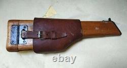 Worldwar2 original imperial japanese wooden gun holster for fn browning hi power