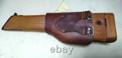 Worldwar2 original imperial japanese wooden gun holster for fn browning hi power