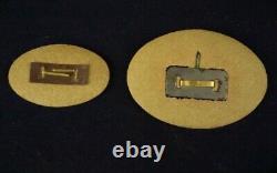 Worldwar2 original japanese imperial guardman badge & key holder set antique