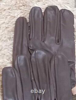 Worldwar2 replica imperial japanese army tanker pilot's gloves dark brown