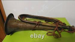 Worldwar2 wwII ww2 imperial japanese original bugle horn and water bottle set