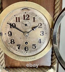 Ww2 Imperial Japanese Navy Ships Clock Aititokeidenki Super Rare