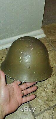Ww2 Wwii Imperial Japanese Army Helmet Japan Collectible Antique Signed