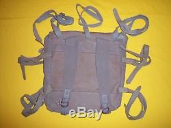 Wwii Imperial Japanese Army Canvas Field Pack Haversack Named Complete