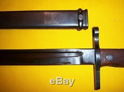 Wwii Imperial Japanese Army Ija Navy Nlf Arisaka Bayonet Straight Guard Mint