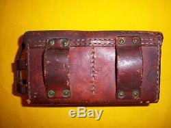 Wwii Imperial Japanese Army Ija Navy Nlf Leather Rear Rifle Ammunition Pouch