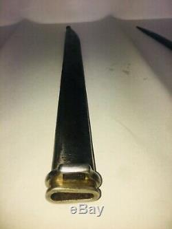 Wwii Japanese Bayonet & Scabbard Hooked Quillon Ww2 Imperial Japan Sword Look