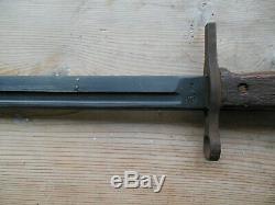 Wwii Japanese Bayonet & Scabbard Imperial Japan Sword Look
